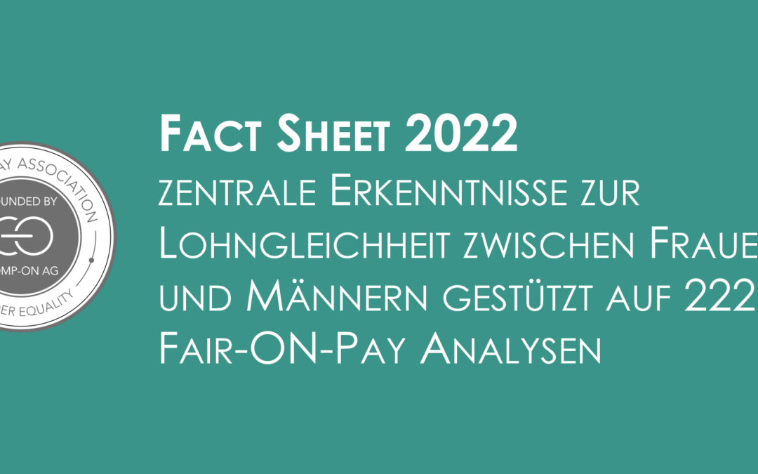 Fair-ON-Pay Factsheet 2022